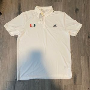 Miami Hurricane Adidas Polo Shirt